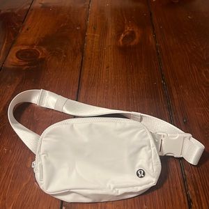 Lululemon Belt Bag in white